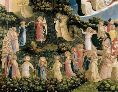 最后的审判》详图，约1432年。 作者 Fra Giovanni Angelico da Fiesole