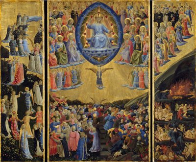 15世纪初，《最后的审判有翼祭坛》。 作者 Fra Giovanni Angelico da Fiesole