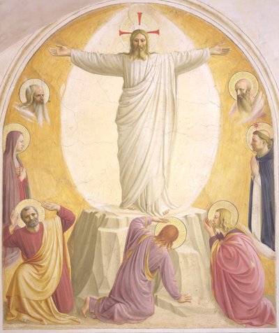 耶稣的变形 作者 Fra Giovanni Angelico da Fiesole