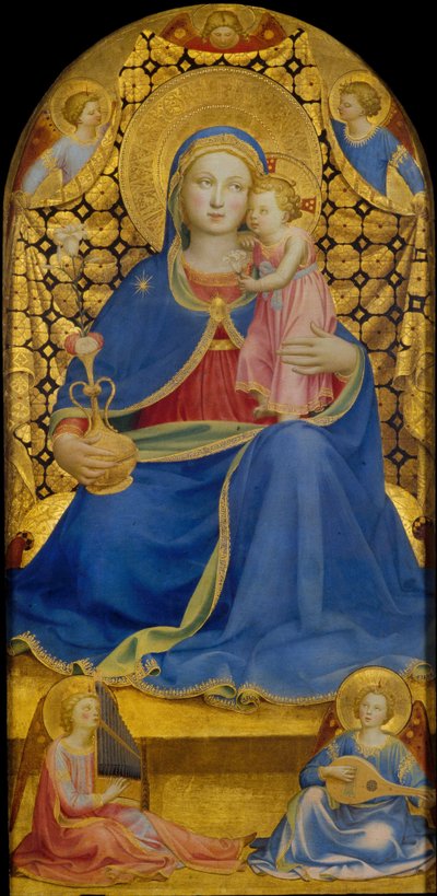 谦卑的处女 作者 Fra Giovanni Angelico da Fiesole