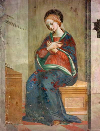 圣母领报细节--绘画 作者 Fra da Pistoia Paolino