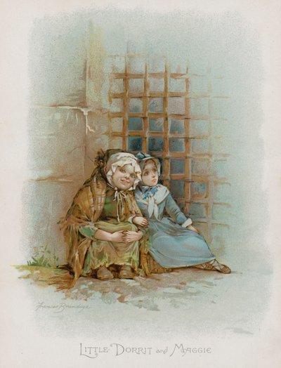 小桃红和麦琪（chromolitho 作者 弗朗西斯·布伦戴奇