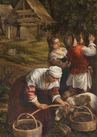 收获，（摩西收到十诫），（细节65689），1576 作者 弗朗切斯科·巴萨诺（Francesco Bassano）