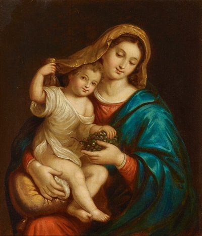 圣母与圣婴 作者 弗朗切斯科·阿尔贝里（Francesco Alberi）
