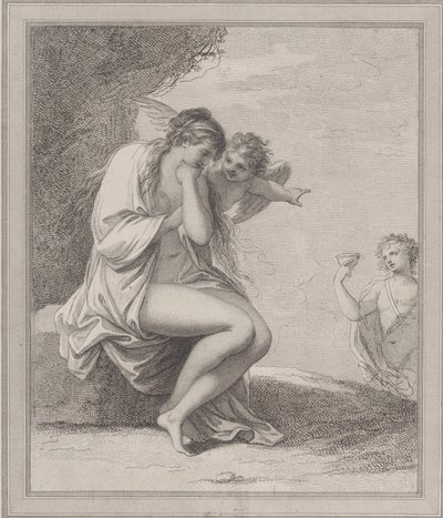 阿里阿德涅，丘比特和巴克斯，1788年。 作者 弗朗切斯科·巴托洛齐（Francesco Bartolozzi）
