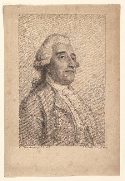 Francesco d Ageno，1785-90年。 作者 弗朗切斯科·巴托洛齐（Francesco Bartolozzi）
