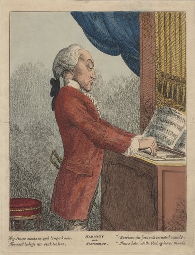 和谐与情感，1785（手工彩色蚀刻） 作者 弗朗切斯科·巴托洛齐（Francesco Bartolozzi）