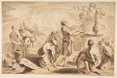 诺亚的牺牲，1765年。 作者 弗朗切斯科·巴托洛齐（Francesco Bartolozzi）