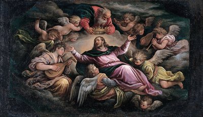 荣耀中的基督 作者 弗朗切斯科·巴萨诺（Francesco Bassano）