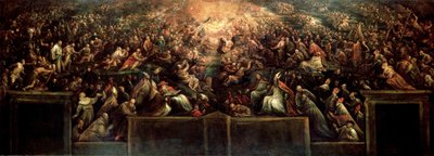 天堂，c1582-c1585。 作者 弗朗切斯科·巴萨诺（Francesco Bassano）