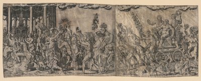 Bacchanalian场景，1500年代末-1600年代初。 作者 弗朗切斯科·贝特利（Francesco Bertelli）