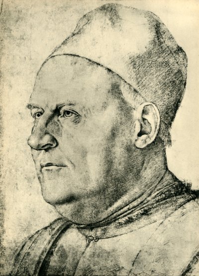 威尼斯人参议员肖像，1487年，1943年。 作者 弗朗切斯科·邦西诺里（Francesco Bonsignori）