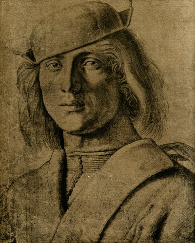 一名年轻男子的画像 作者 弗朗切斯科·邦西诺里（Francesco Bonsignori）