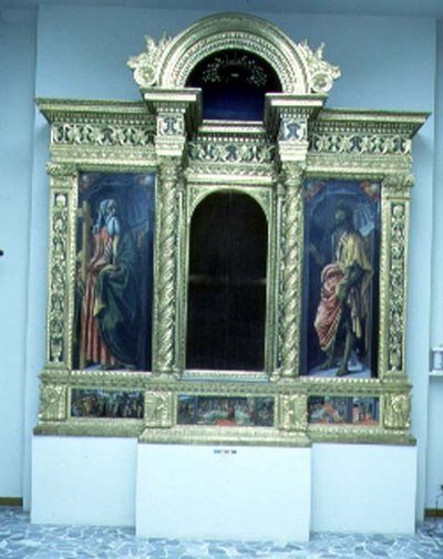 圣礼会幕，c.1484-6（面板上的蛋彩画）（另见94758-9） 作者 弗朗切斯科·波蒂奇尼（Francesco Botticini）