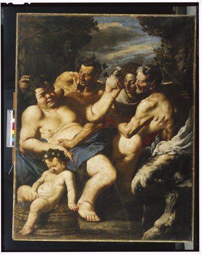 Drunken Silenus，c.1640 作者 弗朗切斯科·弗兰卡萨诺（Francesco Francanzano）