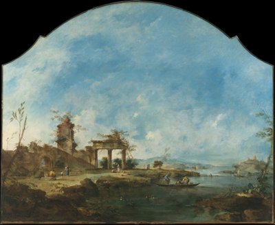 奇妙景观，1765年 作者 弗朗切斯科·瓜迪（Francesco Guardi）