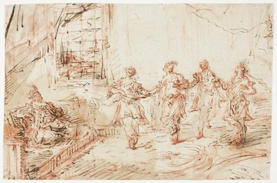 后宫场景 作者 弗朗切斯科·瓜迪（Francesco Guardi）