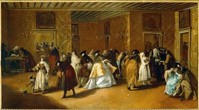 Il Ridotto（布面油画） 作者 弗朗切斯科·瓜迪（Francesco Guardi）