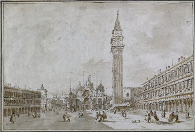 威尼斯圣马可广场 作者 弗朗切斯科·瓜迪（Francesco Guardi）