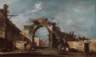 废弃的拱门，177593。 作者 弗朗切斯科·瓜迪（Francesco Guardi）