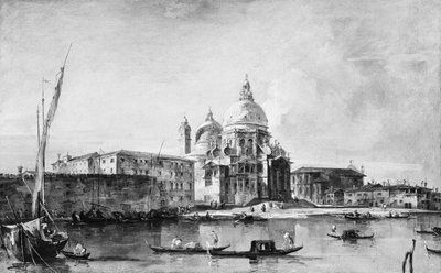 圣玛丽亚-德拉-萨尔特，1760年代中期至后期。 作者 弗朗切斯科·瓜迪（Francesco Guardi）