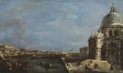 威尼斯大运河，约1760年。 作者 弗朗切斯科·瓜迪（Francesco Guardi）