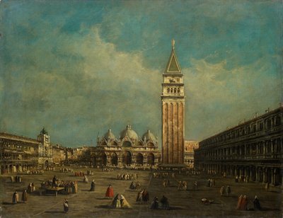 威尼斯圣马可广场 作者 弗朗切斯科·瓜迪（Francesco Guardi）