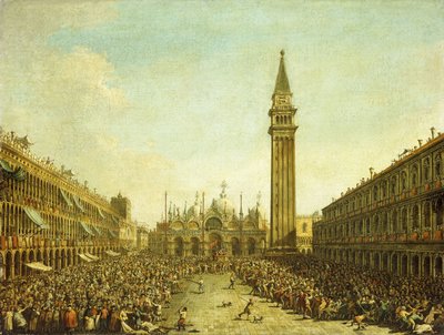 圣马可广场，在总督加冕日， 作者 弗朗切斯科·瓜迪（Francesco Guardi）