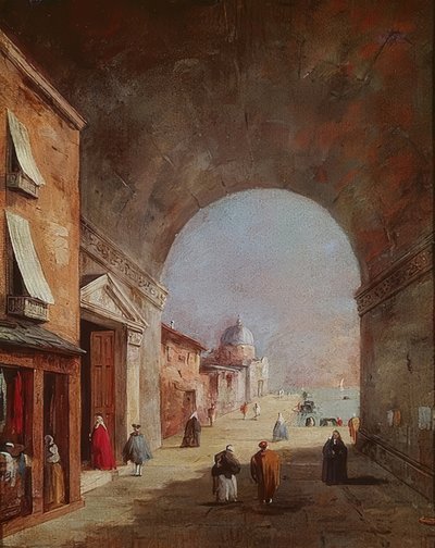 威尼斯风光 作者 弗朗切斯科·瓜迪（Francesco Guardi）