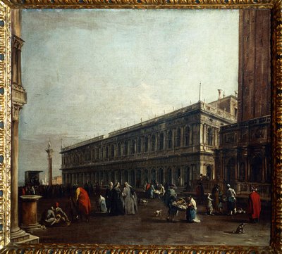 皮亚泽塔的景色 作者 弗朗切斯科·瓜迪（Francesco Guardi）