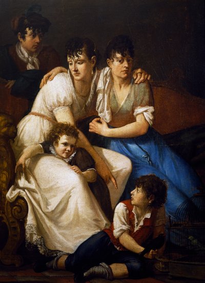 家庭画像 作者 弗朗切斯科·海耶兹（Francesco Hayez）