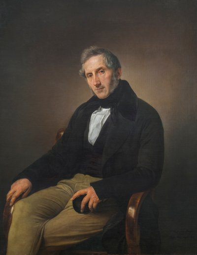 亚历山德罗·曼佐尼（Alessandro Manzoni）的肖像 作者 弗朗切斯科·海耶兹（Francesco Hayez）