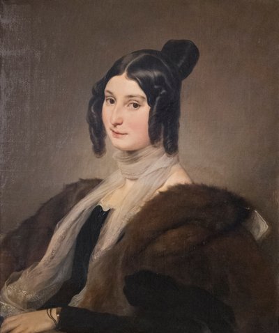 克拉拉·玛菲的肖像 作者 弗朗切斯科·海耶兹（Francesco Hayez）