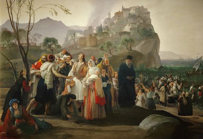 帕尔加难民 作者 弗朗切斯科·海耶兹（Francesco Hayez）
