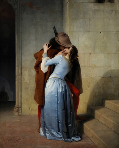这个吻 作者 弗朗切斯科·海耶兹（Francesco Hayez）