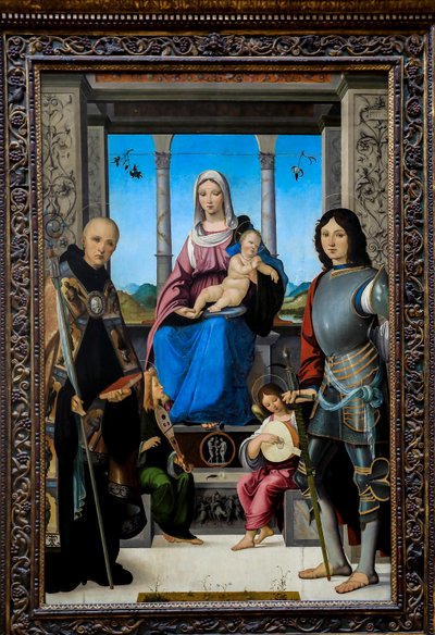 处女和孩子 作者 弗朗切斯科·马米塔（Francesco Marmitta）