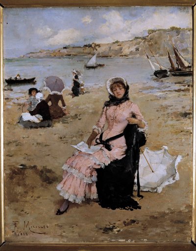 海滩上 作者 弗朗切斯科·米拉莱斯·盖拉普