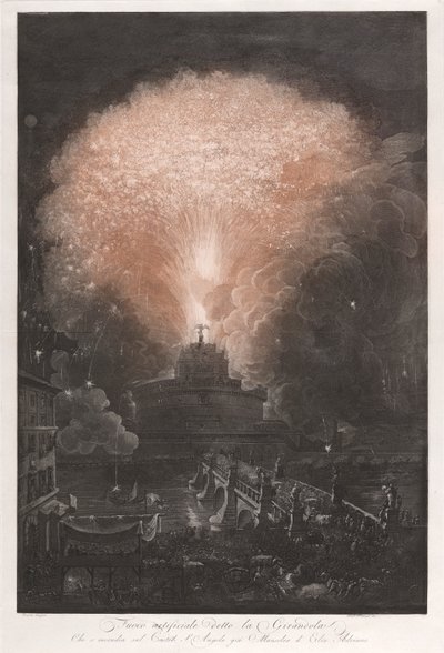 被称为 "风车 "的人造火 作者 弗朗切斯科·皮拉内西（Francesco Piranesi）