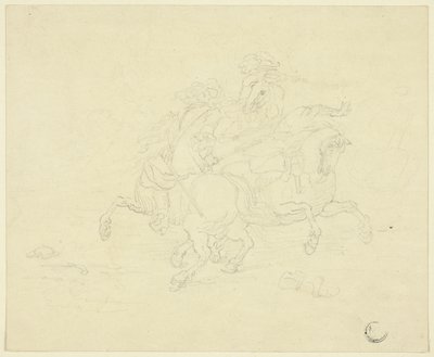 两名骑兵之间的小规模冲突 作者 弗朗切斯科·西蒙尼尼（Francesco Simonini）