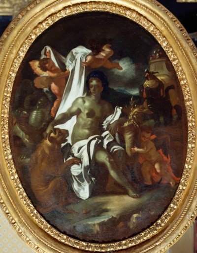 非洲的寓言（布面油画） 作者 弗朗切斯科·索利米娜（Francesco Solimena）