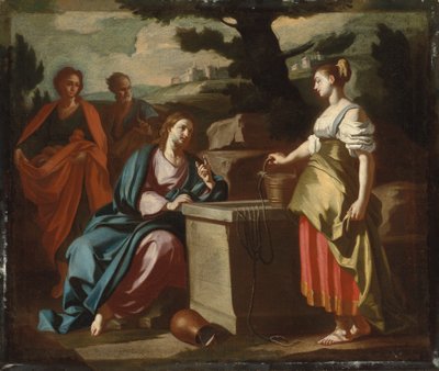 基督与撒玛利亚妇人 作者 Francesco Solimena