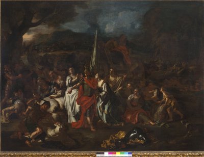 阿马利基特（David）的Defeeator，1720-21 作者 弗朗切斯科·索利米娜（Francesco Solimena）