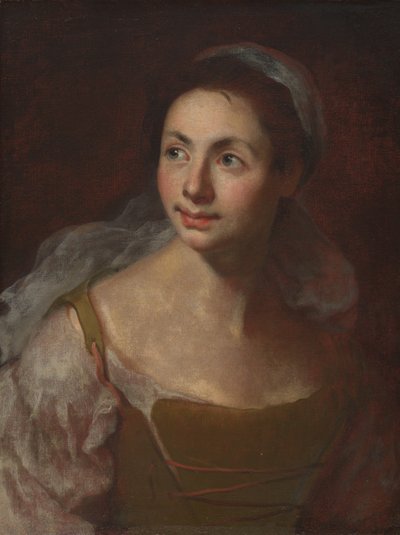 一个女孩的肖像 作者 弗朗切斯科·索利米娜（Francesco Solimena）