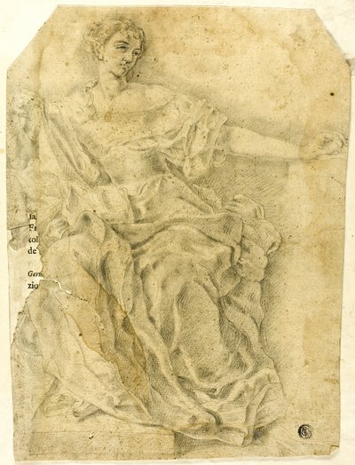 坐姿仕女图 作者 弗朗切斯科·索利米娜（Francesco Solimena）