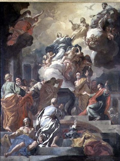 圣母升天 作者 Francesco Solimena