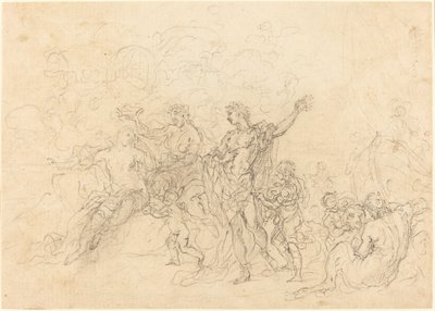 巴克斯和阿里阿德涅的婚姻 作者 弗朗切斯科·索利米娜（Francesco Solimena）