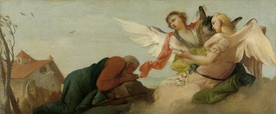 亚伯拉罕与三位天使 作者 弗朗切斯科·祖格诺（Francesco Zugno）