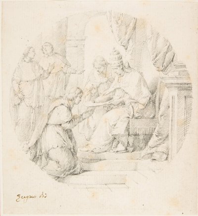 Angelo Maria Querini 被本笃十三世任命为红衣主教，1709-87。 作者 弗朗切斯科·祖格诺（Francesco Zugno）