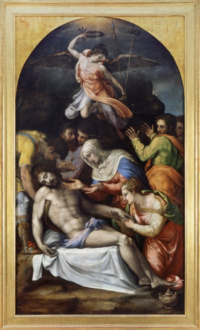 Lamentation over the dead Christ 作者 弗朗切斯科·德·罗西·萨尔维亚蒂