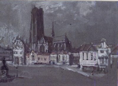 Malines（纸上的wc） 作者 弗朗西斯·亚伯·威廉·泰勒·阿姆斯特朗